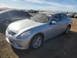 Salvage cars for sale at Brighton, CO auction: 2010 Infiniti G37