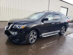 Salvage cars for sale from Copart Woodburn, OR: 2019 Nissan Pathfinder S