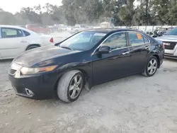 Salvage cars for sale at Ocala, FL auction: 2012 Acura TSX