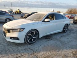 Salvage cars for sale at Oklahoma City, OK auction: 2020 Honda Accord Sport