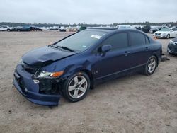 Salvage cars for sale at Houston, TX auction: 2007 Honda Civic EX