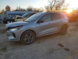 Salvage cars for sale at Wichita, KS auction: 2024 Ford Escape ST Line