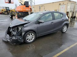 Salvage cars for sale from Copart Hayward, CA: 2012 Toyota Prius C