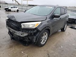 Salvage cars for sale at Kansas City, KS auction: 2017 Ford Escape SE