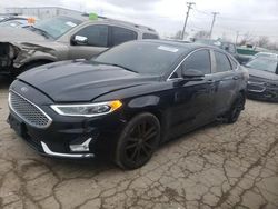 Salvage cars for sale at Chicago Heights, IL auction: 2020 Ford Fusion Titanium