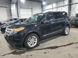 Salvage cars for sale from Copart Ham Lake, MN: 2013 Ford Explorer XLT