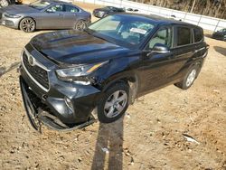 Salvage cars for sale at Austell, GA auction: 2024 Toyota Highlander LE