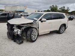 Toyota salvage cars for sale: 2024 Toyota Grand Highlander XLE