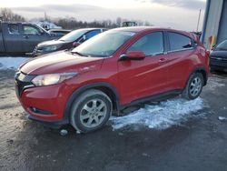 Salvage cars for sale at Duryea, PA auction: 2016 Honda HR-V EX