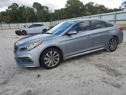 Flood-damaged cars for sale at auction: 2015 Hyundai Sonata Sport