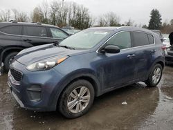 Salvage cars for sale at Portland, OR auction: 2017 KIA Sportage LX