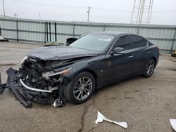 Salvage cars for sale at Chicago Heights, IL auction: 2015 Infiniti Q50 Base