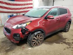 Salvage cars for sale at Lyman, ME auction: 2017 KIA Sportage EX