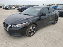 Salvage cars for sale at Houston, TX auction: 2022 Nissan Sentra SV