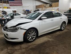 Salvage cars for sale at Ham Lake, MN auction: 2015 Chrysler 200 C