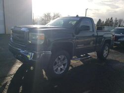 Salvage cars for sale at Woodburn, OR auction: 2014 GMC Sierra C1500 SLE