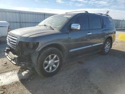 Salvage cars for sale at Kansas City, KS auction: 2007 Infiniti QX56