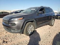 Jeep salvage cars for sale: 2016 Jeep Cherokee Latitude