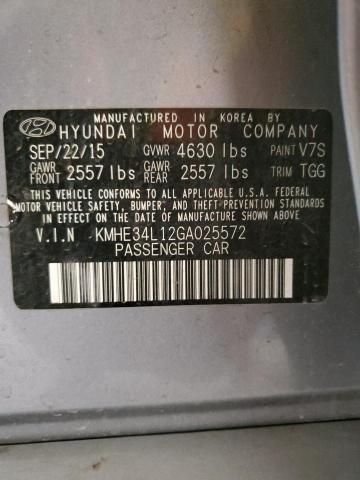 2016 Hyundai Sonata Hybrid