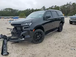 Salvage cars for sale at Houston, TX auction: 2022 Chevrolet Tahoe C1500 LT