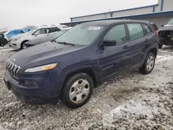 Salvage cars for sale at Wayland, MI auction: 2014 Jeep Cherokee Sport