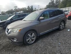 Salvage cars for sale at Riverview, FL auction: 2014 Nissan Pathfinder S