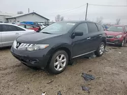 Salvage cars for sale at Pekin, IL auction: 2010 Nissan Murano S