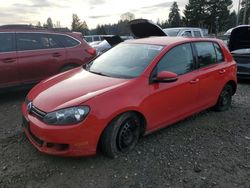 Salvage cars for sale at Graham, WA auction: 2013 Volkswagen Golf