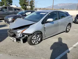 Salvage cars for sale at Rancho Cucamonga, CA auction: 2017 Toyota Prius