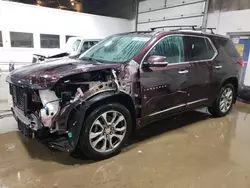 Salvage cars for sale from Copart Blaine, MN: 2018 Chevrolet Traverse Premier