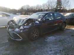 Salvage cars for sale at North Billerica, MA auction: 2021 Toyota Camry XLE