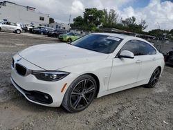 Salvage cars for sale at auction: 2019 BMW 430I Gran Coupe