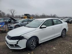 Volkswagen salvage cars for sale: 2017 Volkswagen Jetta SE