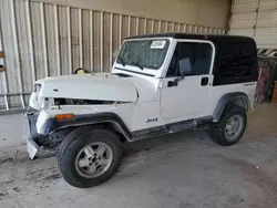 Salvage cars for sale at Abilene, TX auction: 1995 Jeep Wrangler / YJ SE