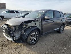 Salvage cars for sale at Kansas City, KS auction: 2017 Mitsubishi Outlander SE