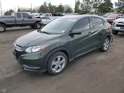 Salvage cars for sale at Denver, CO auction: 2016 Honda HR-V LX