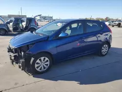 Salvage cars for sale at Grand Prairie, TX auction: 2017 Hyundai Accent SE