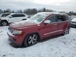 Salvage cars for sale at Chalfont, PA auction: 2013 Jeep Grand Cherokee Overland