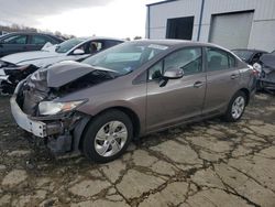 Honda Civic salvage cars for sale: 2013 Honda Civic LX