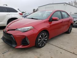 Salvage cars for sale from Copart Sacramento, CA: 2017 Toyota Corolla L