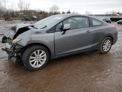 Salvage cars for sale at Columbia Station, OH auction: 2012 Honda Civic EX