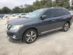 Salvage cars for sale at Ocala, FL auction: 2014 Nissan Pathfinder S