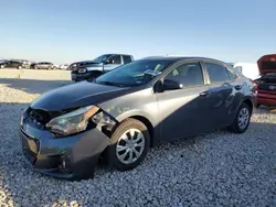 Toyota Vehiculos salvage en venta: 2015 Toyota Corolla L