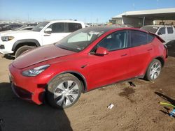 Salvage cars for sale at Brighton, CO auction: 2021 Tesla Model Y