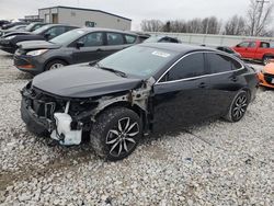 Chevrolet salvage cars for sale: 2020 Chevrolet Malibu RS