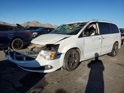 Salvage cars for sale at North Las Vegas, NV auction: 2017 Dodge Grand Caravan SXT