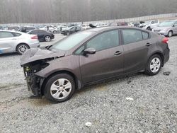 KIA Forte salvage cars for sale: 2017 KIA Forte LX