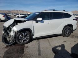 Salvage cars for sale at North Las Vegas, NV auction: 2022 Toyota Highlander XLE