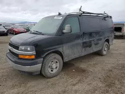 Salvage trucks for sale at Helena, MT auction: 2017 Chevrolet Express G2500