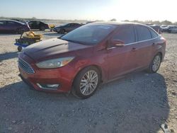 Salvage cars for sale at San Antonio, TX auction: 2017 Ford Focus Titanium